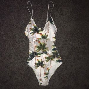 Swim | Onepiece Palm Tree Bathing Suit | Poshmark